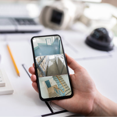 Charleston security camera feed on cell phone